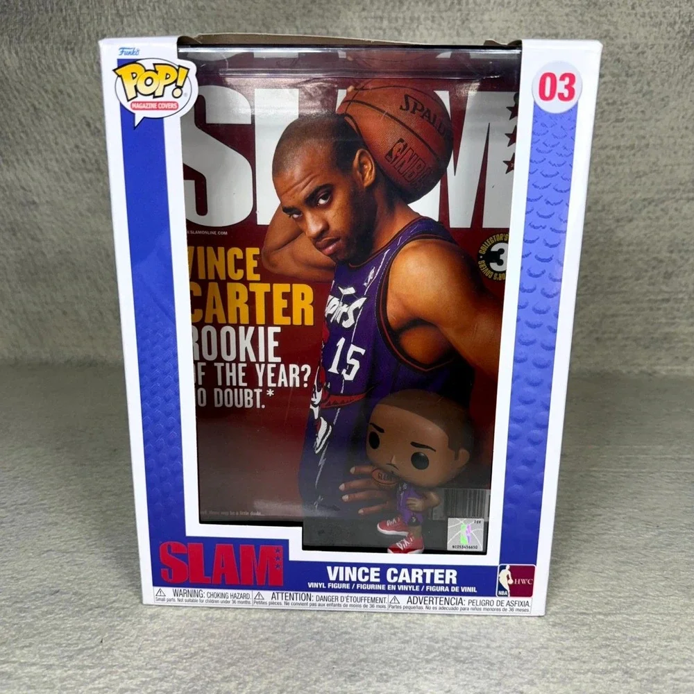 Vince Carter Funko Pop! Magazine Covers Slam Edition Toronto Raptors‎ NEW